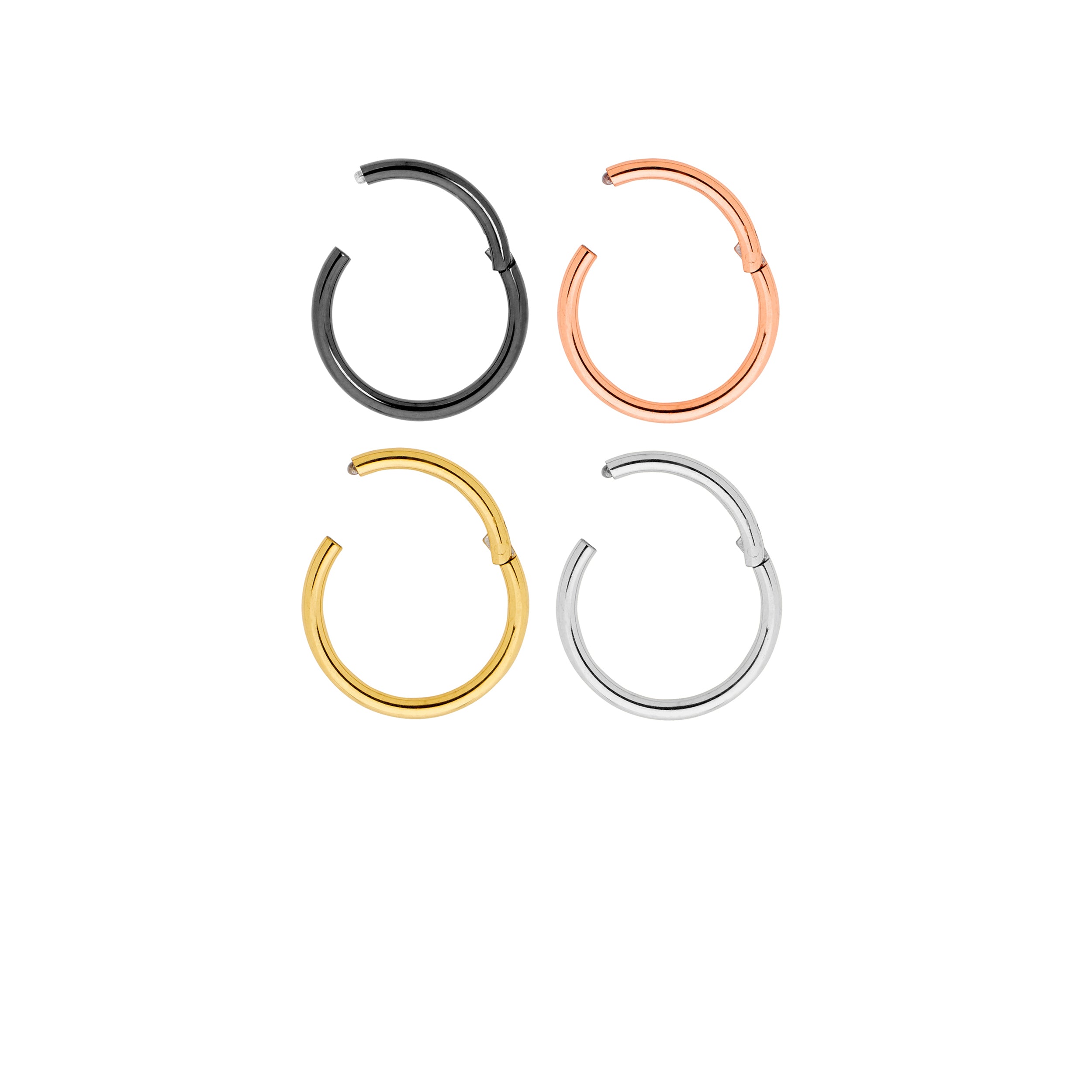 1PC. 10G 316L Surgical Steel Segment Ring Earring & Septum - Foto 8