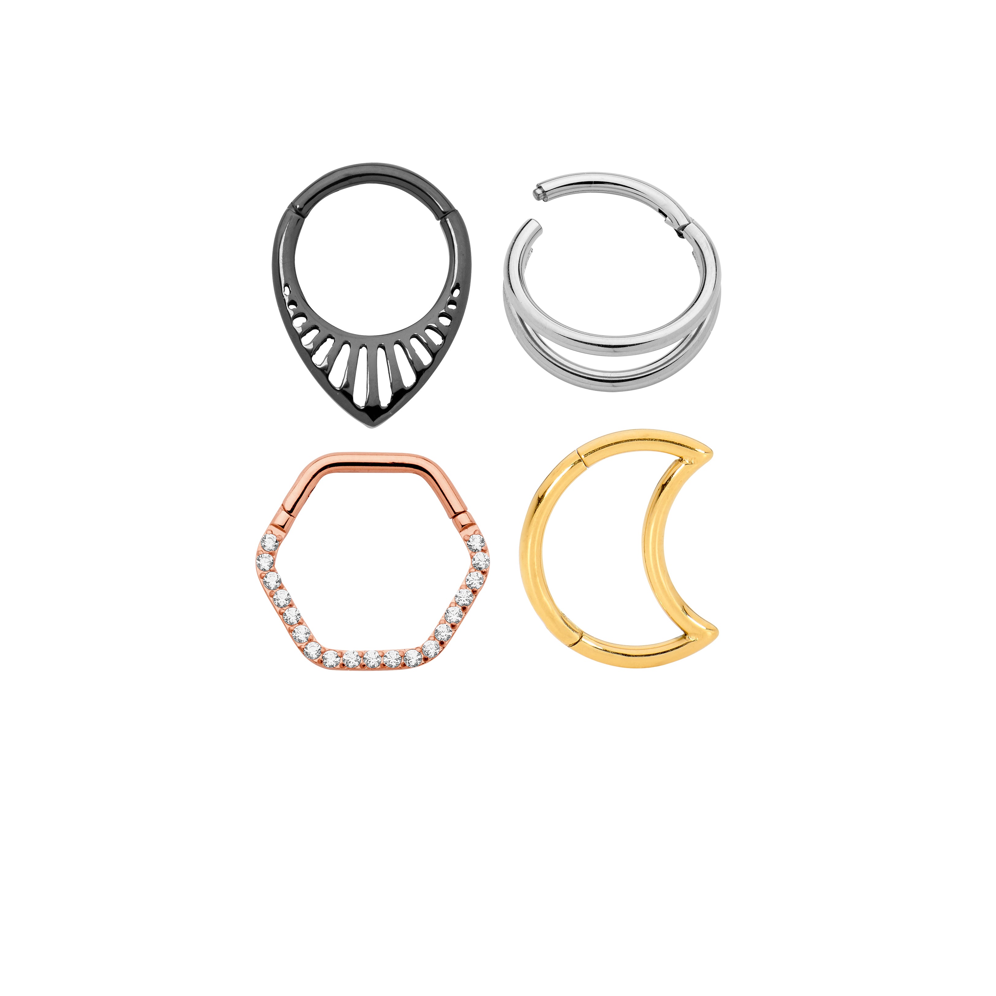 FANCY TITANIUM SEGMENT RINGS – Halo Sleepers