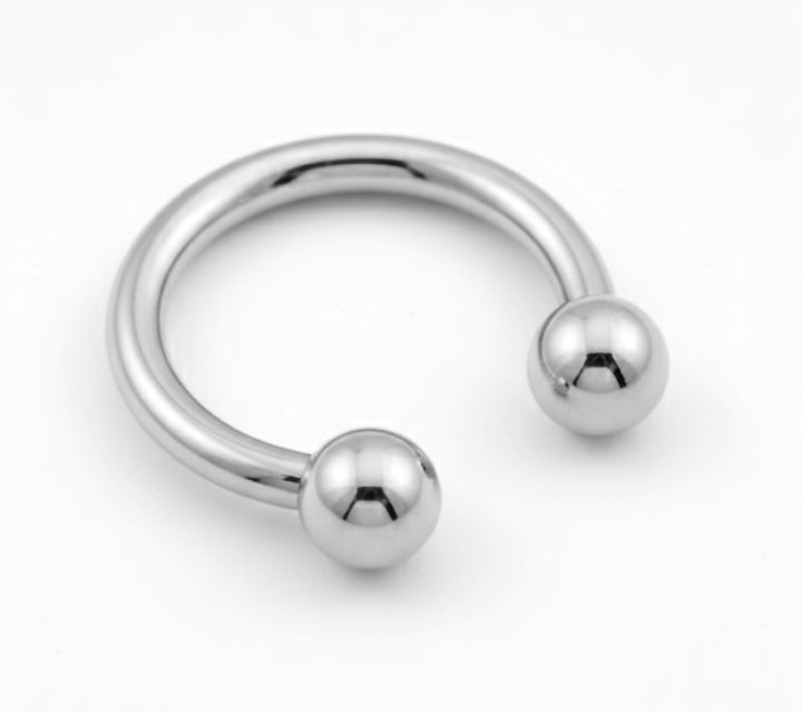 1pc Surgical Steel 16G 14G 12G 10G Internally Threaded Circular Barbell