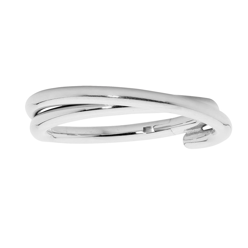 1 Piece 16G Titanium Double Twist Hinged Hoop Segment Ring Earring 8mm 10mm
