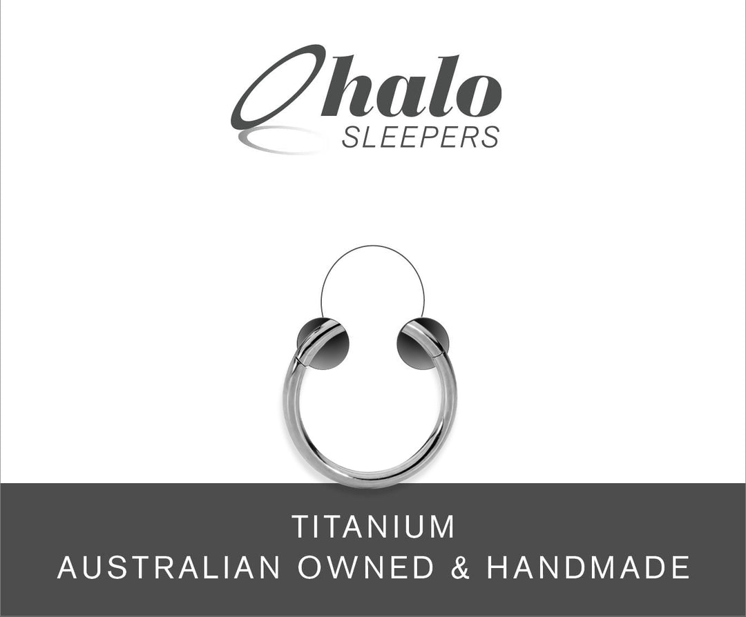 1 Piece 20G (thinnest) Titanium Polished Hinged Hoop Segment Ring Earring 6mm-10mm