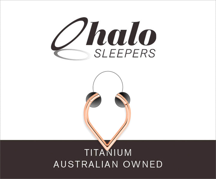 1 Piece 16G Titanium Tear Drop Hinged Hoop Segment Ring Earring 8mm 10mm